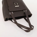 BURBERRY Blue Label Hand Bag Leather Canvas 3 Set Black Brown White Auth am11366-5