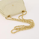 BALLY Chain Shoulder Bag Leather 2 Set Purple White Auth am11367-5