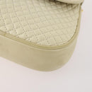 BALLY Chain Shoulder Bag Leather 2 Set Purple White Auth am11367-8