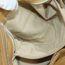 Chloe Paddington Hand Bag Leather Beige Gold Silver Auth am11368SAV-22
