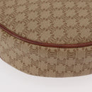 CELINE Macadam Canvas Shoulder Bag PVC Beige Gold Auth am11376A-10