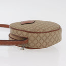 CELINE Macadam Canvas Shoulder Bag PVC Beige Gold Auth am11376A-5