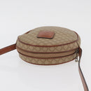 CELINE Macadam Canvas Shoulder Bag PVC Beige Gold Auth am11376A-6