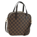 LOUIS VUITTON Damier Ebene Spontini Hand Bag SPO 2way M47500 LV Auth am11377SAV-1