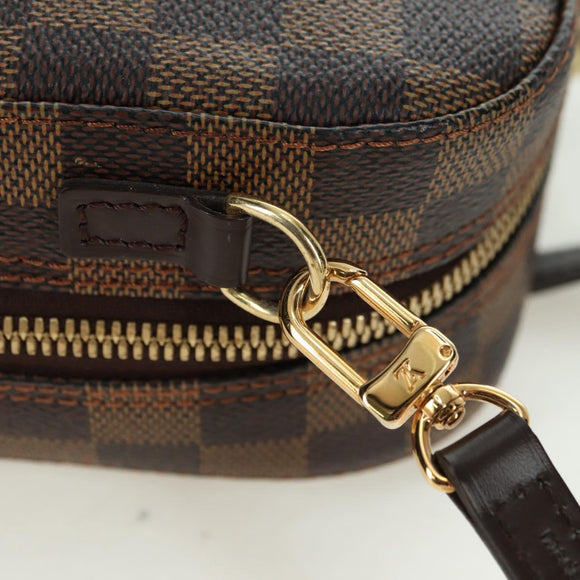 LOUIS VUITTON Damier Ebene Spontini Hand Bag SPO 2way M47500 LV Auth am11377SAV