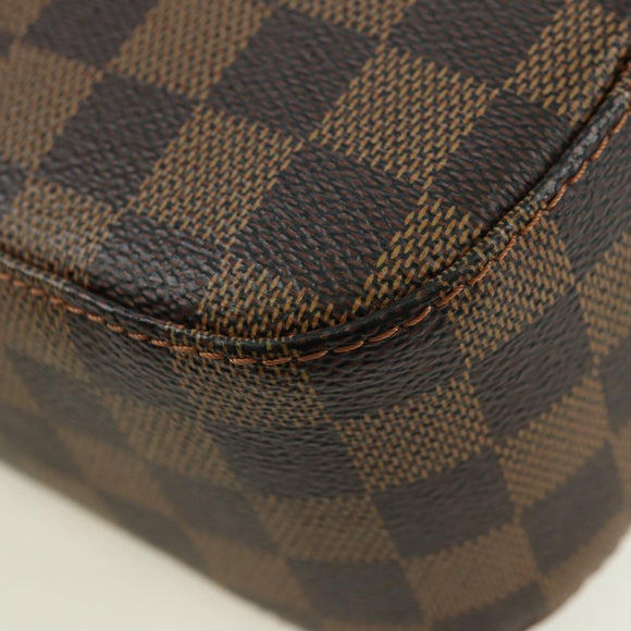 LOUIS VUITTON Damier Ebene Spontini Hand Bag SPO 2way M47500 LV Auth am11377SAV