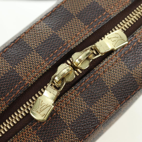 LOUIS VUITTON Damier Ebene Spontini Hand Bag SPO 2way M47500 LV Auth am11377SAV