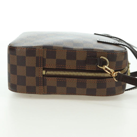 LOUIS VUITTON Damier Ebene Spontini Hand Bag SPO 2way M47500 LV Auth am11377SAV