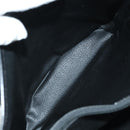 CELINE Macadam Canvas Tote Bag PVC Leather Black Gold Auth am11378V-17