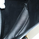 CELINE Macadam Canvas Tote Bag PVC Leather Black Gold Auth am11378V-18