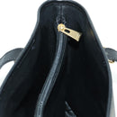 CELINE Macadam Canvas Tote Bag PVC Leather Black Gold Auth am11378V-19