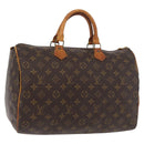 LOUIS VUITTON Monogram Speedy 35 Hand Bag M41524 LV Auth am11384-1