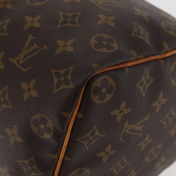 LOUIS VUITTON Monogram Speedy 35 Hand Bag M41524 LV Auth am11384