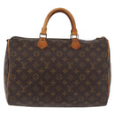 LOUIS VUITTON Monogram Speedy 35 Hand Bag M41524 LV Auth am11384-13