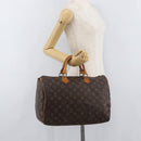 LOUIS VUITTON Monogram Speedy 35 Hand Bag M41524 LV Auth am11384-22