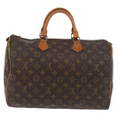 LOUIS VUITTON Monogram Speedy 35 Hand Bag M41524 LV Auth am11384-2