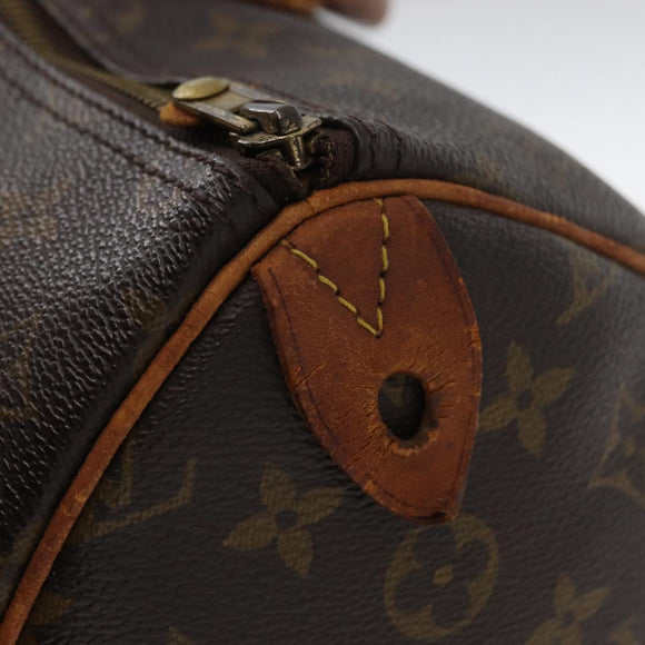 LOUIS VUITTON Monogram Speedy 35 Hand Bag M41524 LV Auth am11385