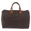 LOUIS VUITTON Monogram Speedy 35 Hand Bag M41524 LV Auth am11385-13
