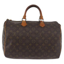 LOUIS VUITTON Monogram Speedy 35 Hand Bag M41524 LV Auth am11385-2
