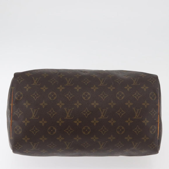 LOUIS VUITTON Monogram Speedy 35 Hand Bag M41524 LV Auth am11385