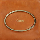 Chloe Victoria Handtasche Leder 2way Braun Gold Auth am11395V-19