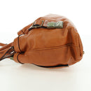 Chloe Victoria Handtasche Leder 2way Braun Gold Auth am11395V-3