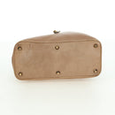 Chloe Kerala Hand Bag Leather Brown Gold Auth am11396A-6