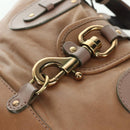 Chloe Kerala Hand Bag Leather Brown Gold Auth am11396A-20