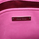 Miu Miu Matelasse Crystal Hand Bag Leather 2way Pink Silver RN0896 Auth am11397M-23