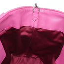 Miu Miu Matelasse Crystal Hand Bag Leather 2way Pink Silver RN0896 Auth am11397M-24