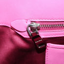 Miu Miu Matelasse Crystal Hand Bag Leather 2way Pink Silver RN0896 Auth am11397M-27