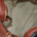 Chloe Etel Hand Bag Leather 2way Brown Gold Auth am11399A-10