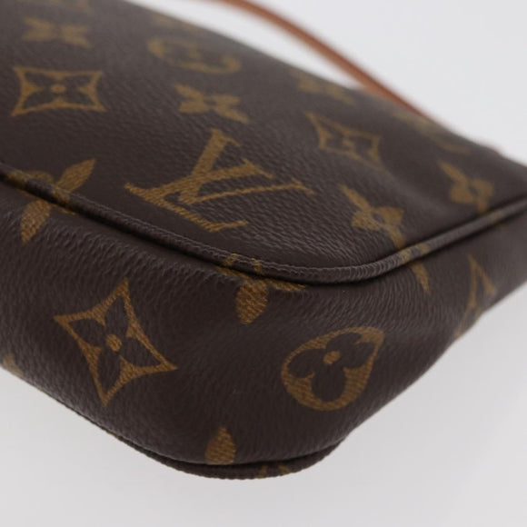LOUIS VUITTON Monogram Pochette Accessoires Pouch M51980 LV Auth am11402V
