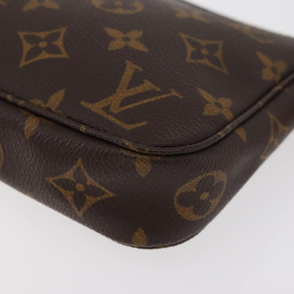 LOUIS VUITTON Monogram Pochette Accessoires Pouch M51980 LV Auth am11402V