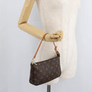 LOUIS VUITTON Monogram Pochette Accessoires Pouch M51980 LV Auth am11402V-20