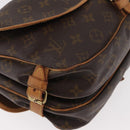 LOUIS VUITTON Monogram Saumur 30 Schoudertas M42256 LV Auth am11407A-16