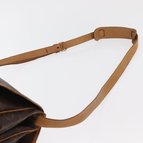 LOUIS VUITTON Monogram Saumur 30 Schoudertas M42256 LV Auth am11407A