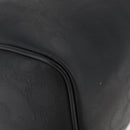 Christian Dior Trotter Canvas Mini Boston Bag PVC Zwart Goud Auth am11408A-9