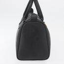 Christian Dior Trotter Canvas Mini Boston Bag PVC Zwart Goud Auth am11408A-4