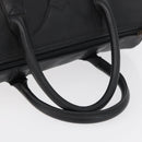 Christian Dior Trotter Canvas Mini Boston Bag PVC Zwart Goud Auth am11408A-7