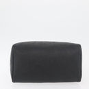 Christian Dior Trotter Canvas Mini Boston Bag PVC Zwart Goud Auth am11408A-5