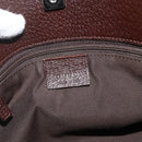 GUCCI GG Canvas Shoulder Bag Beige Brown Silver 120841 Auth am11410-14