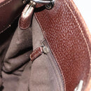 GUCCI GG Canvas Shoulder Bag Beige Brown Silver 120841 Auth am11410-18