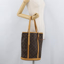 LOUIS VUITTON Monogram Bucket GM Shoulder Bag M42236 LV Auth am11411-25