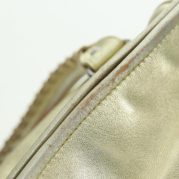 BALENCIAGA The Sunday Hand Bag Leather Gold 228750 Auth am11412A