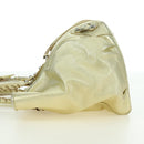 BALENCIAGA The Sunday Hand Bag Leather Gold 228750 Auth am11412A-4