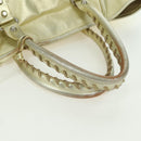 BALENCIAGA The Sunday Hand Bag Leather Gold 228750 Auth am11412A-7