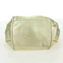 BALENCIAGA The Sunday Hand Bag Leather Gold 228750 Auth am11412A-9