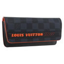 LOUIS VUITTON Damier Cobalt Etui Lunette Woody Glasses Case GI0380 Auth am11413A-1