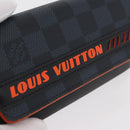 LOUIS VUITTON Damier Cobalt Etui Lunette Woody Glasses Case GI0380 Auth am11413A-12